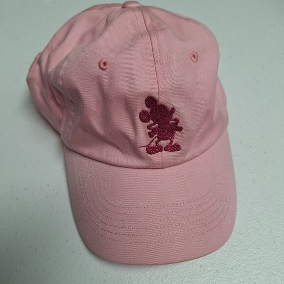 Walt Disney World Mickey Pink Hat Youth Adjustable Cap Girl Princess Vacation - Picture 6 of 6